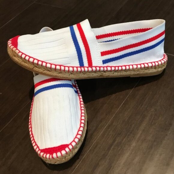 NWT FP Slip on stretchy canvas Espadrille /Loafers - Picture 2 of 7